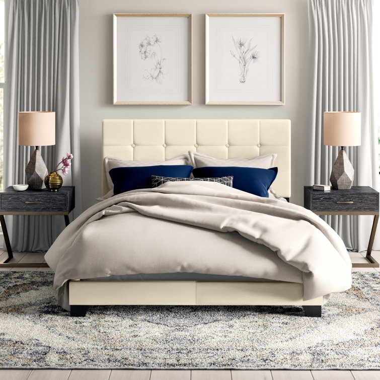 Mercury Row® Cloer Tufted Upholstered Low Profile Standard Bed